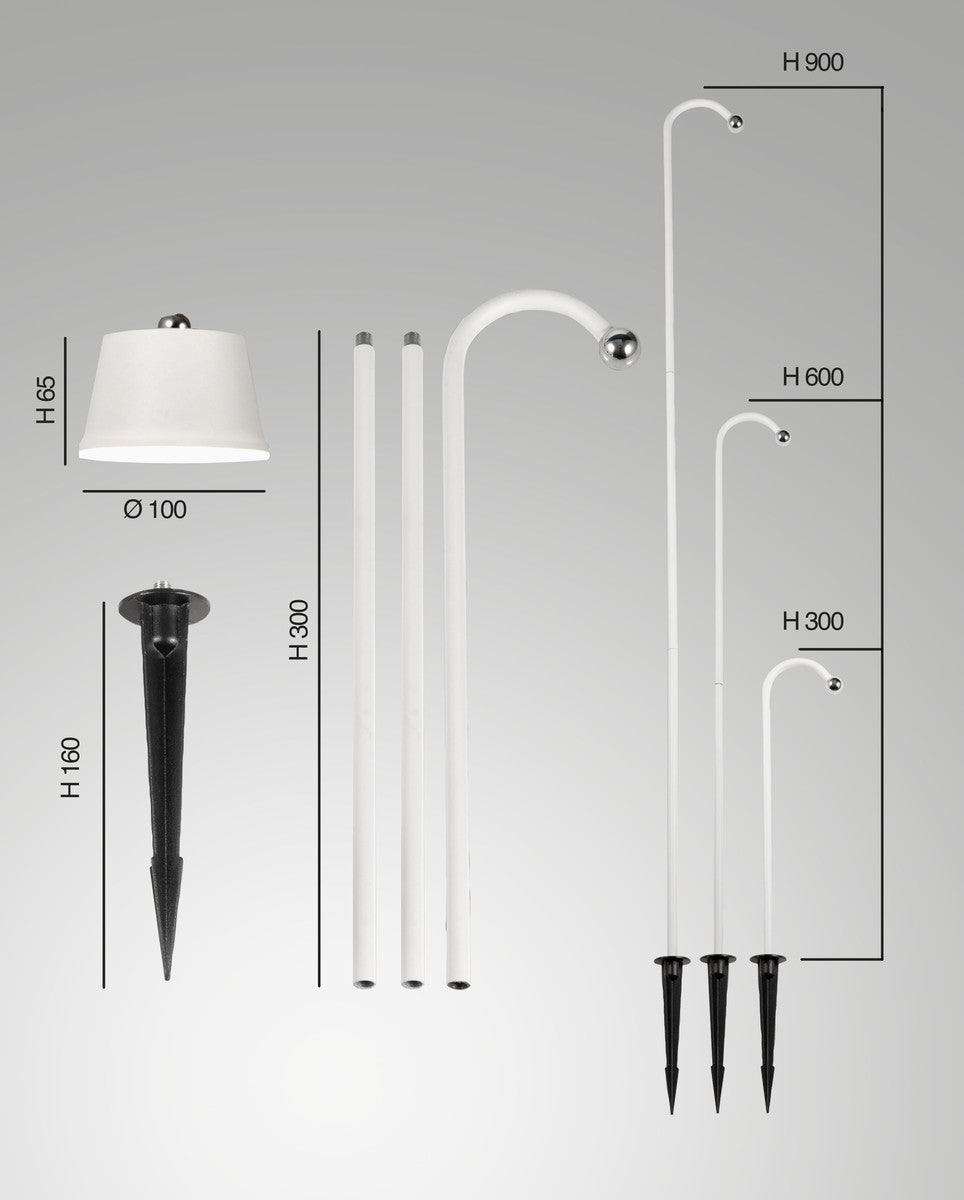 Luminaire extérieur | Armanda Blanc