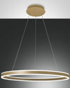 Suspension Palau dorée, Ø 80 cm