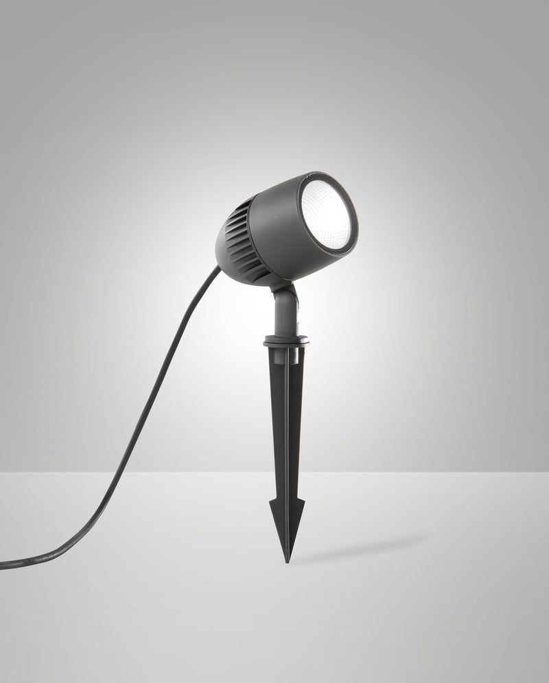 Projecteur extérieur Boris Dark Grey gris