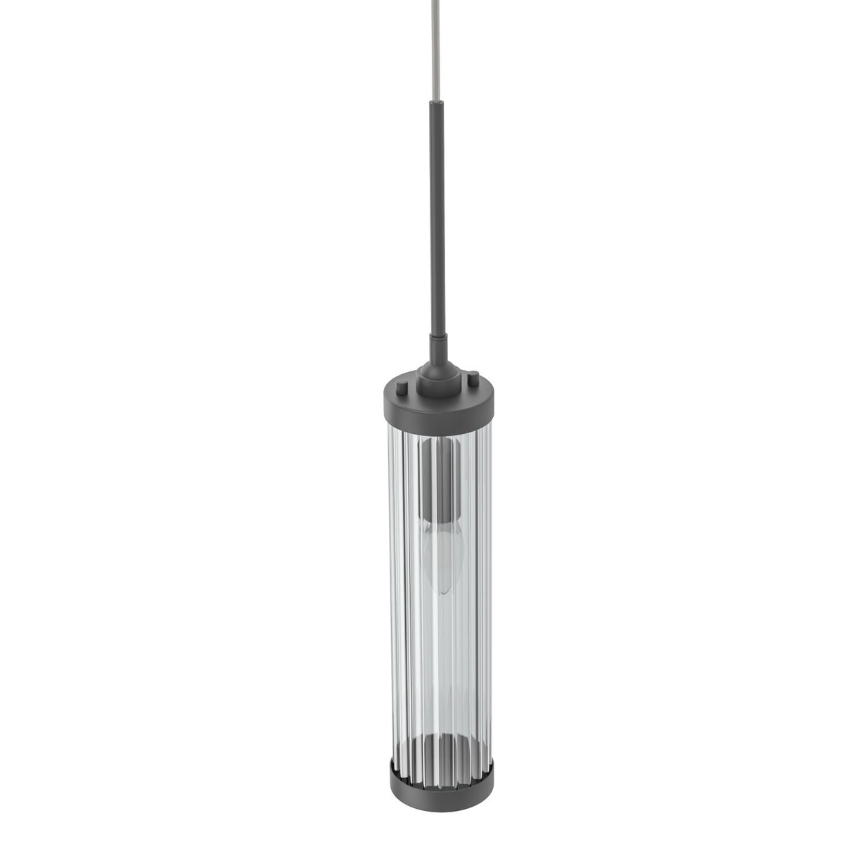 Suspension Fiatto I noire, verre