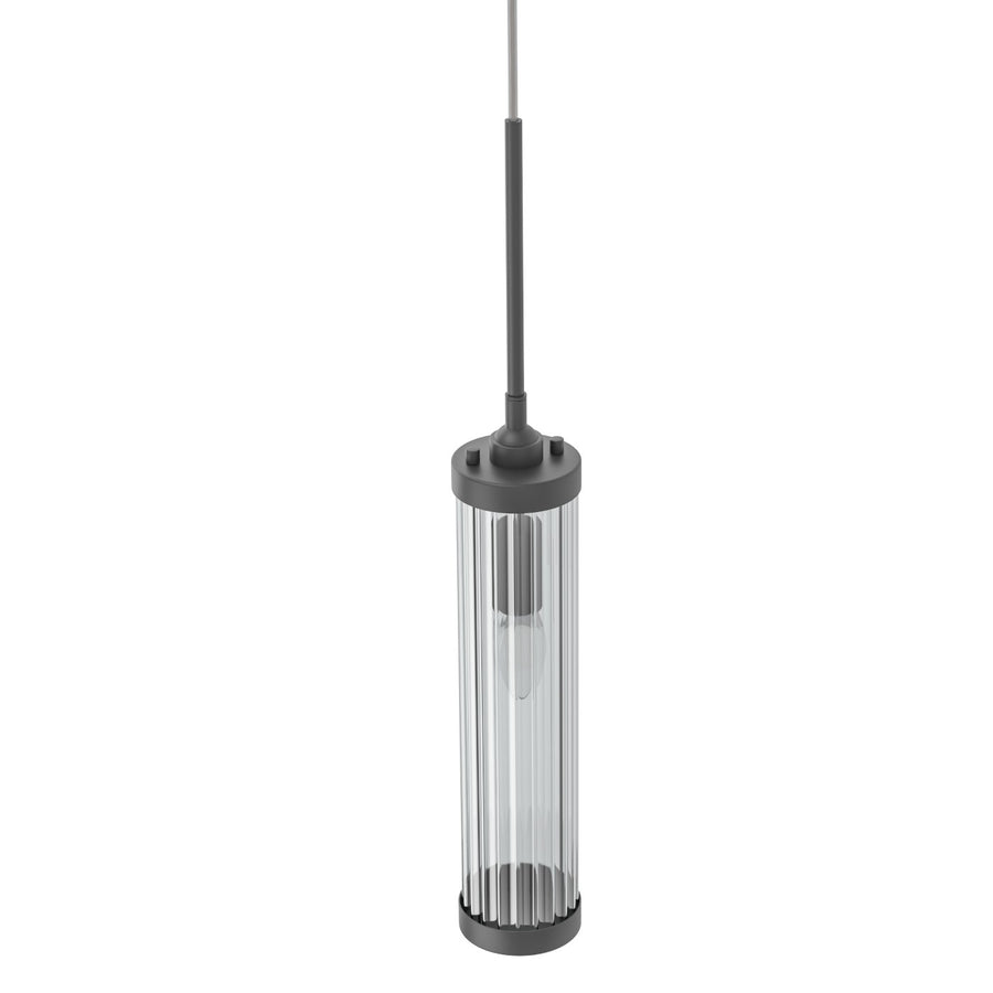 Suspension Fiatto I noire, verre