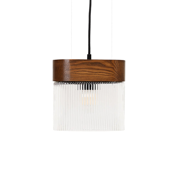 FLUMINA A walnut pendant light