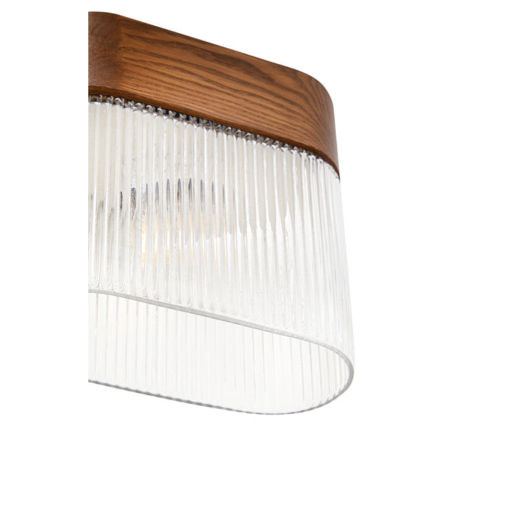 FLUMINA W A wall lamp walnut