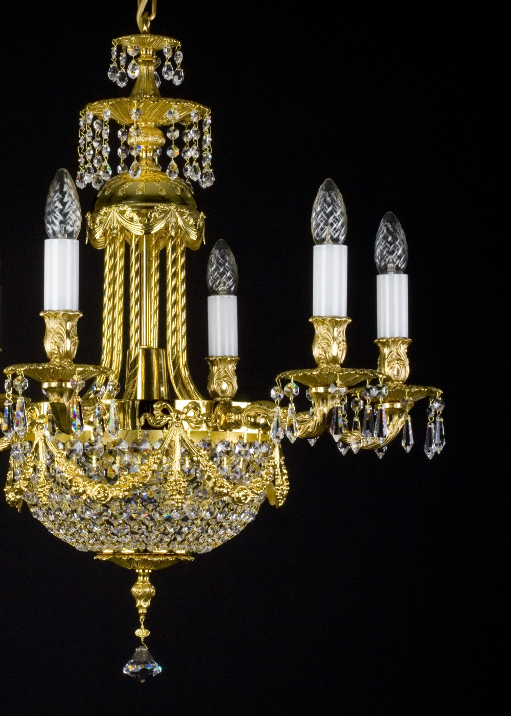 L363CE brass chandelier