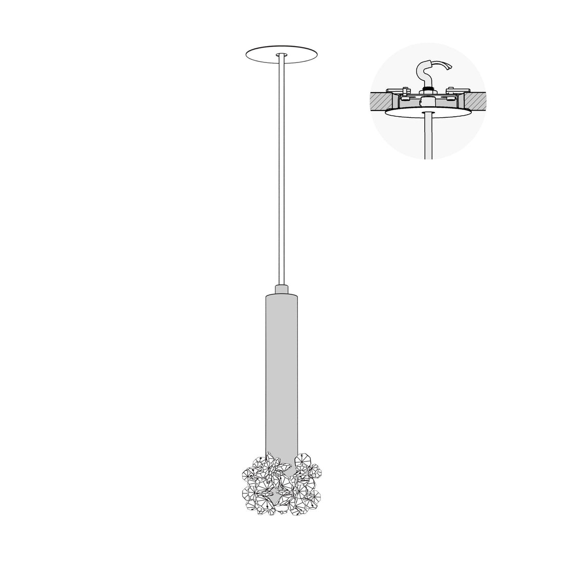 Modern pendant light LE-FRO-A