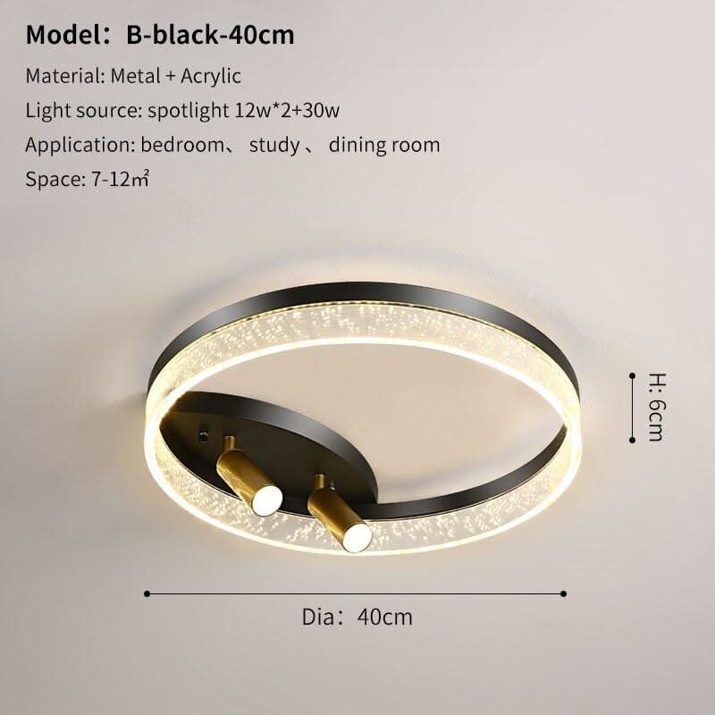Oval living room ceiling light | Élipsa