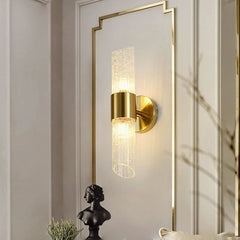 Brass bedroom wall light | Oria