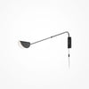Mollis black bedside lamp