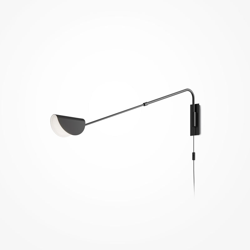 Mollis black bedside lamp