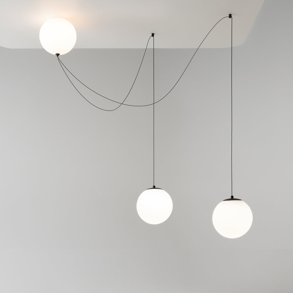 Twins Suspension luminaire noir