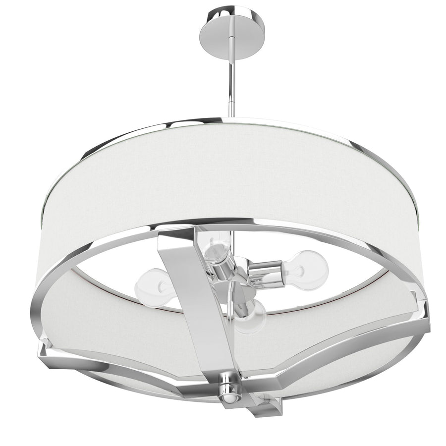Suspension Gerdo, abat-jour tissu