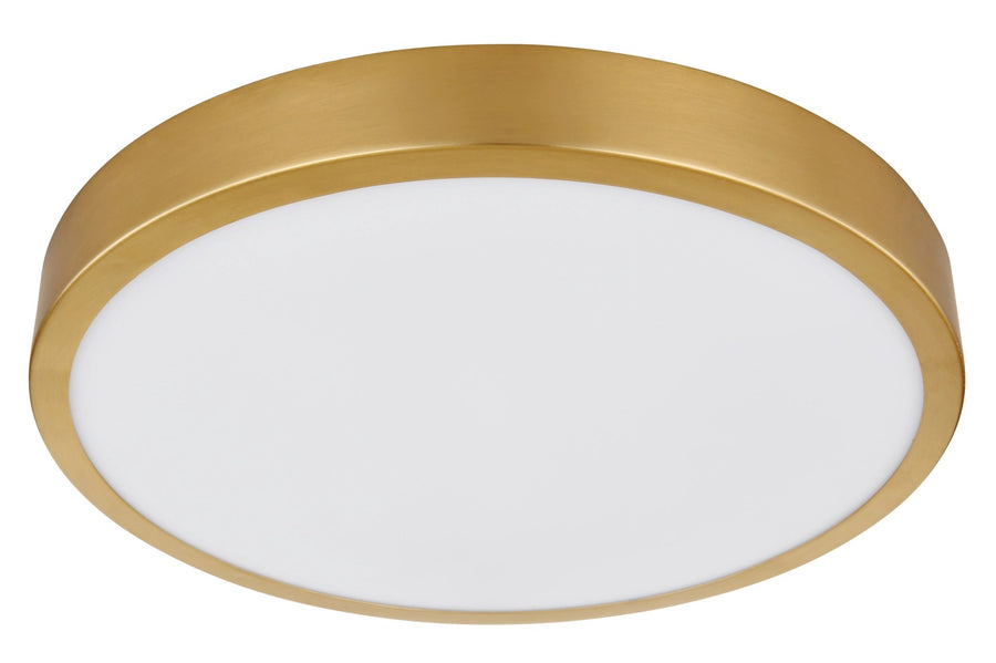 Plafonnier Tibey laiton, Ø 25 cm