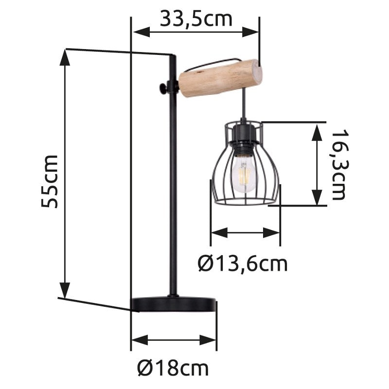 Lampe de chevet | Mina Noire