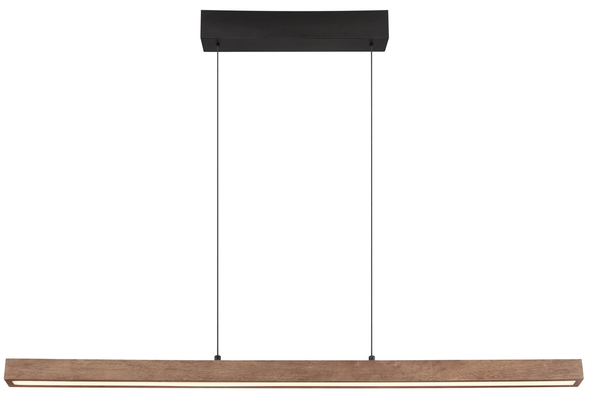 Suspension Olivus noire mat