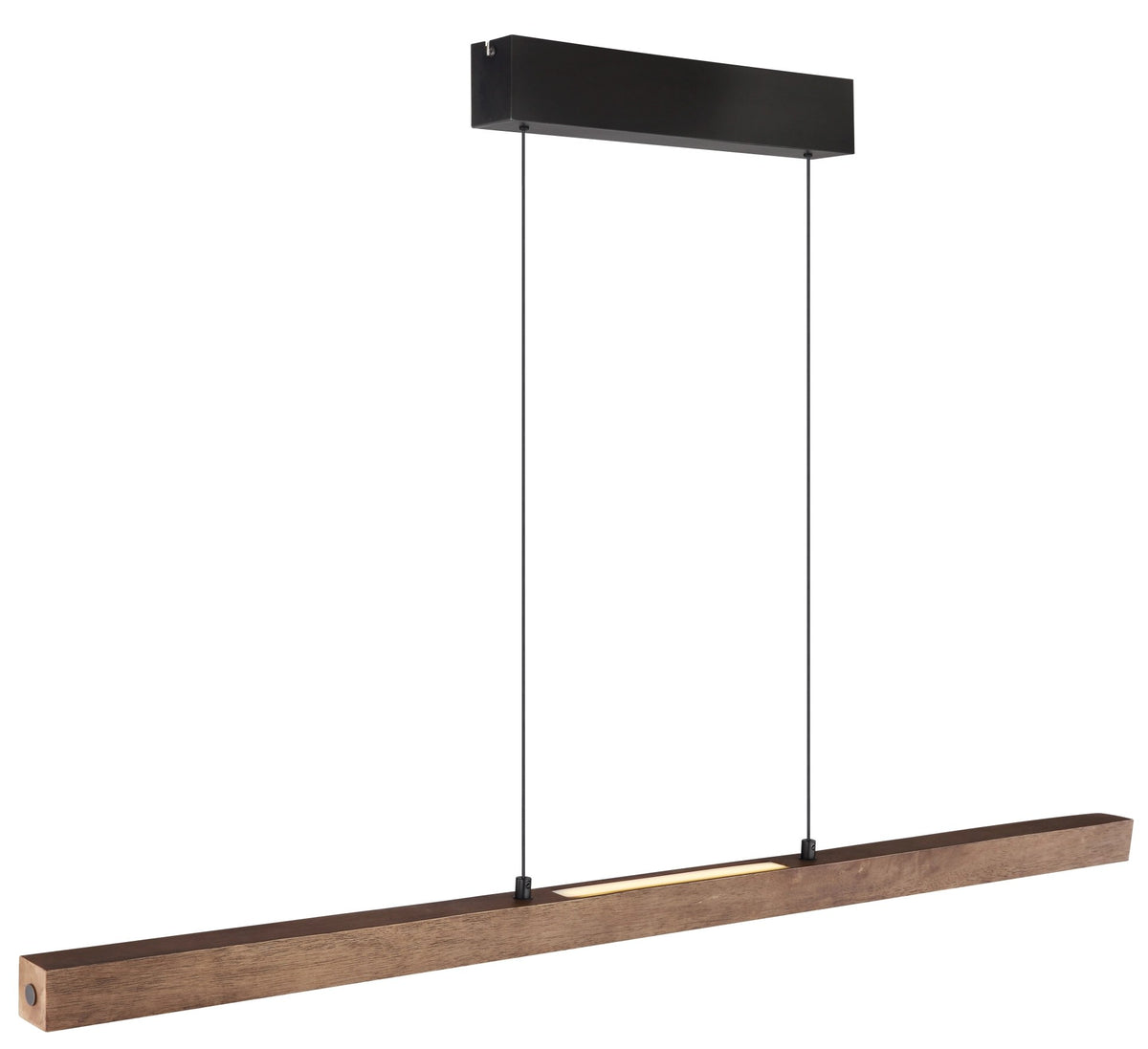 Suspension Olivus noire mat
