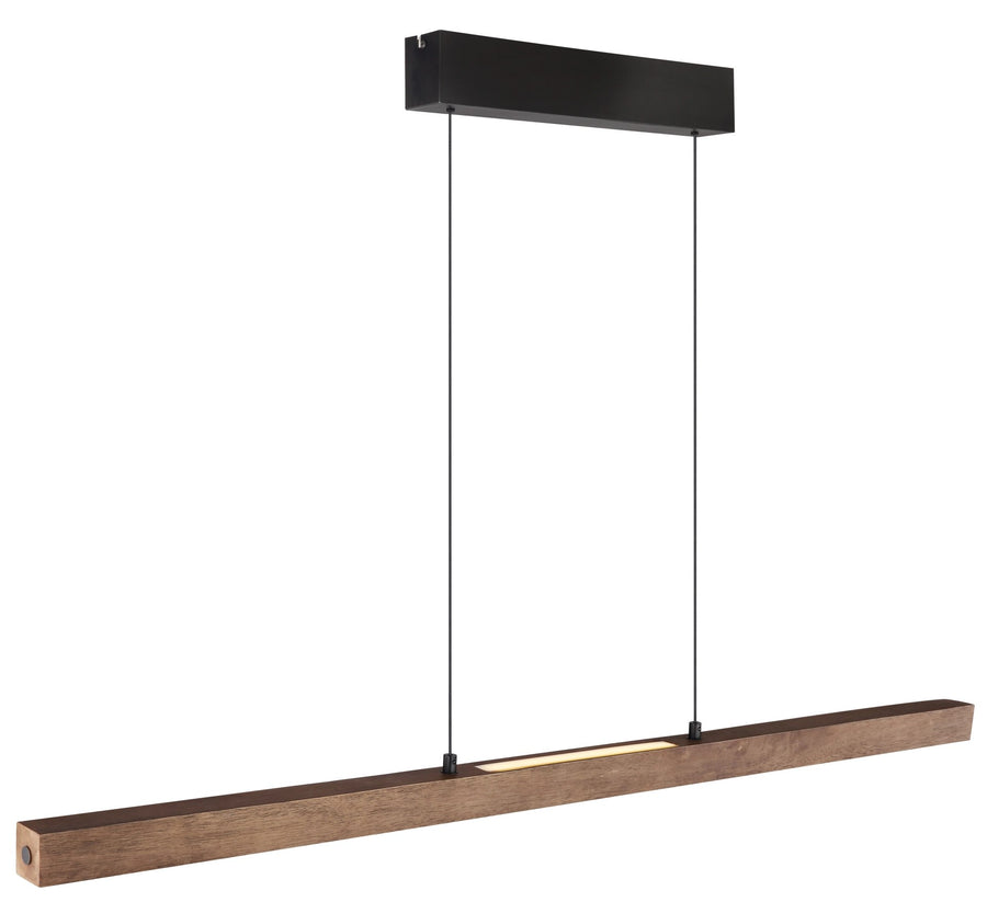 Suspension Olivus noire mat