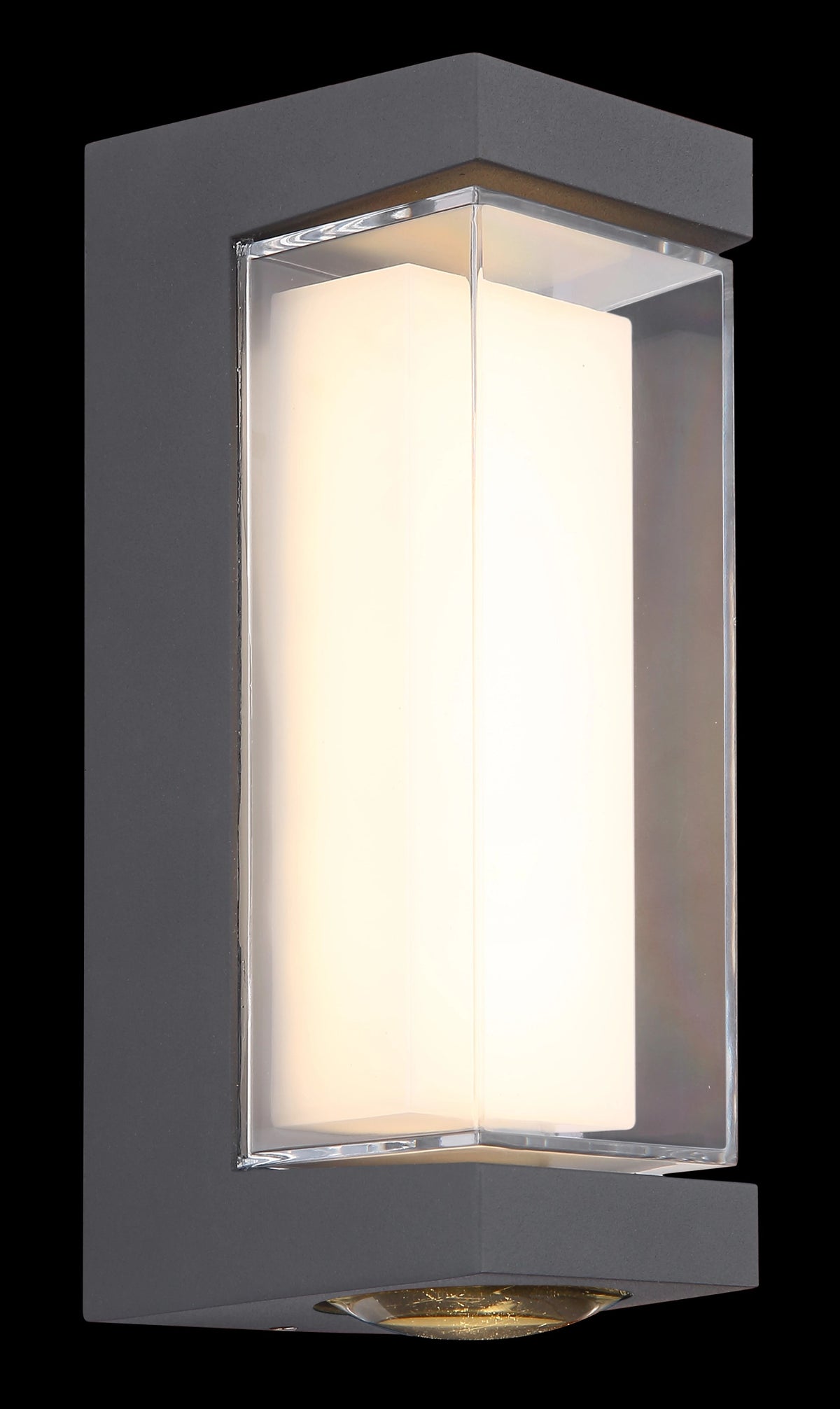 Luminaire extérieur Plixon anthracite et aluminium