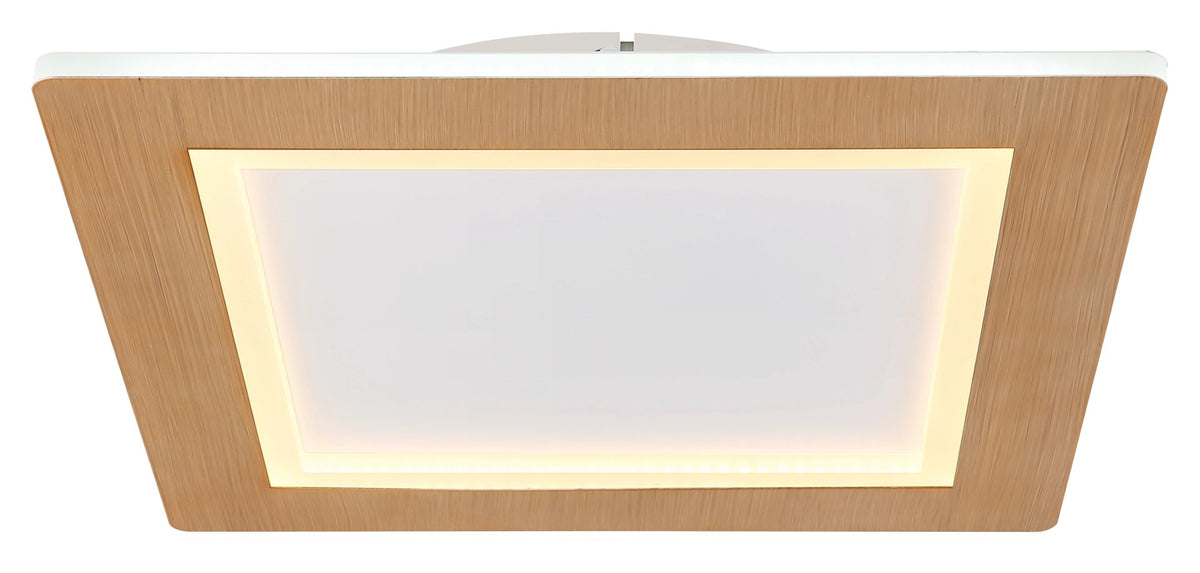 Plafonnier Clay blanc, L 40 cm