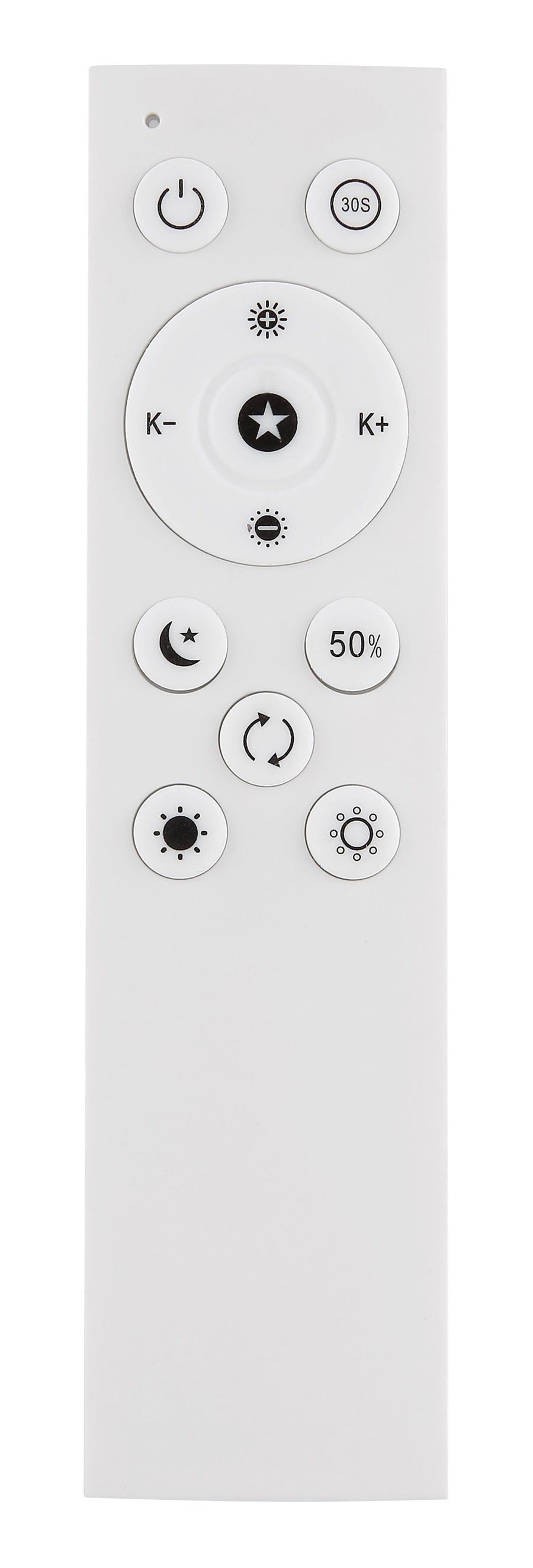Plafonnier Terpsa blanc mat, Ø 47,8 cm