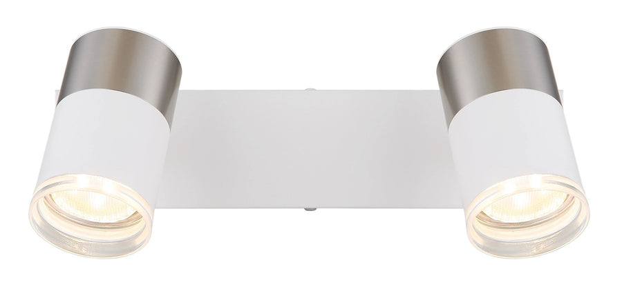 Spot Brisbon blanc mat, L 26 cm