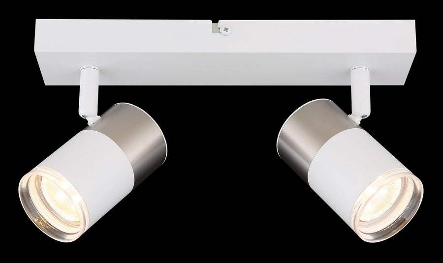 Spot Brisbon blanc mat, L 26 cm