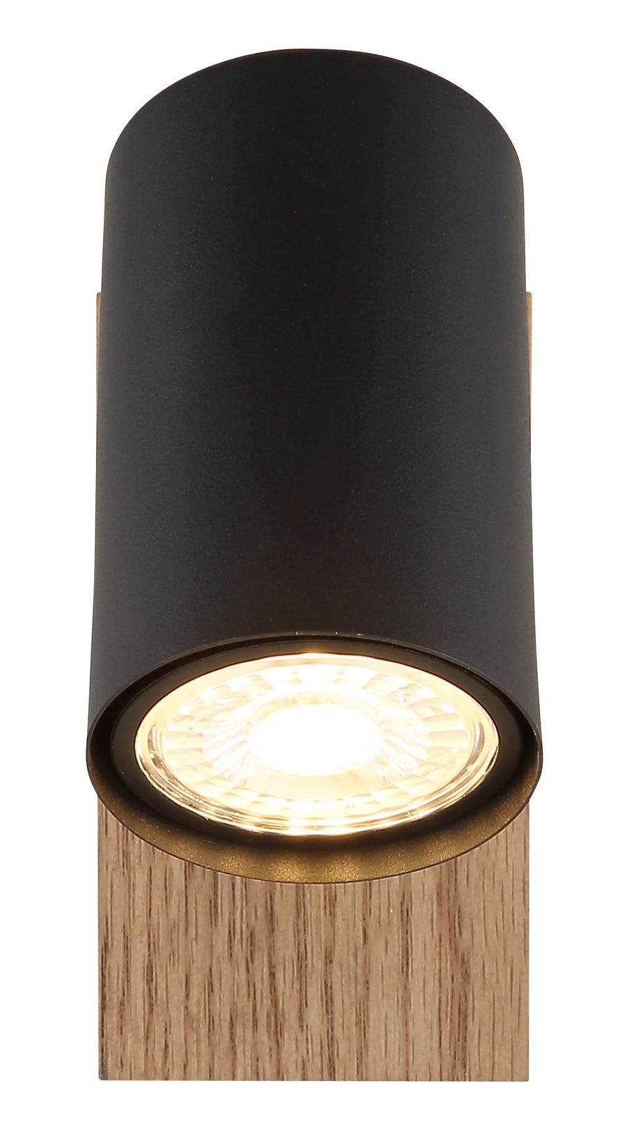 Spot Linca noir mat, L 15,1 cm