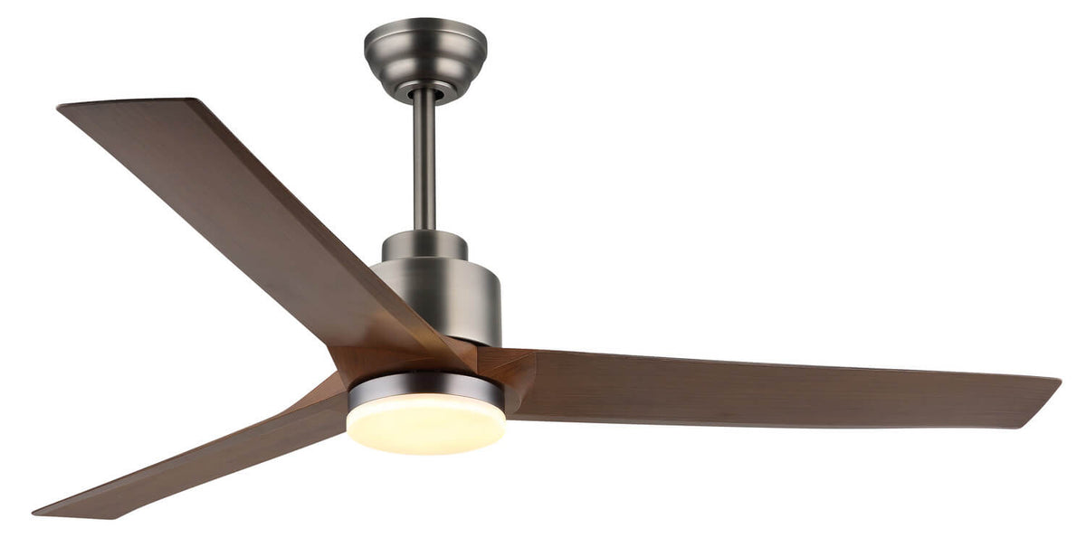 Ventilateur de plafond lumineux Modesto gris