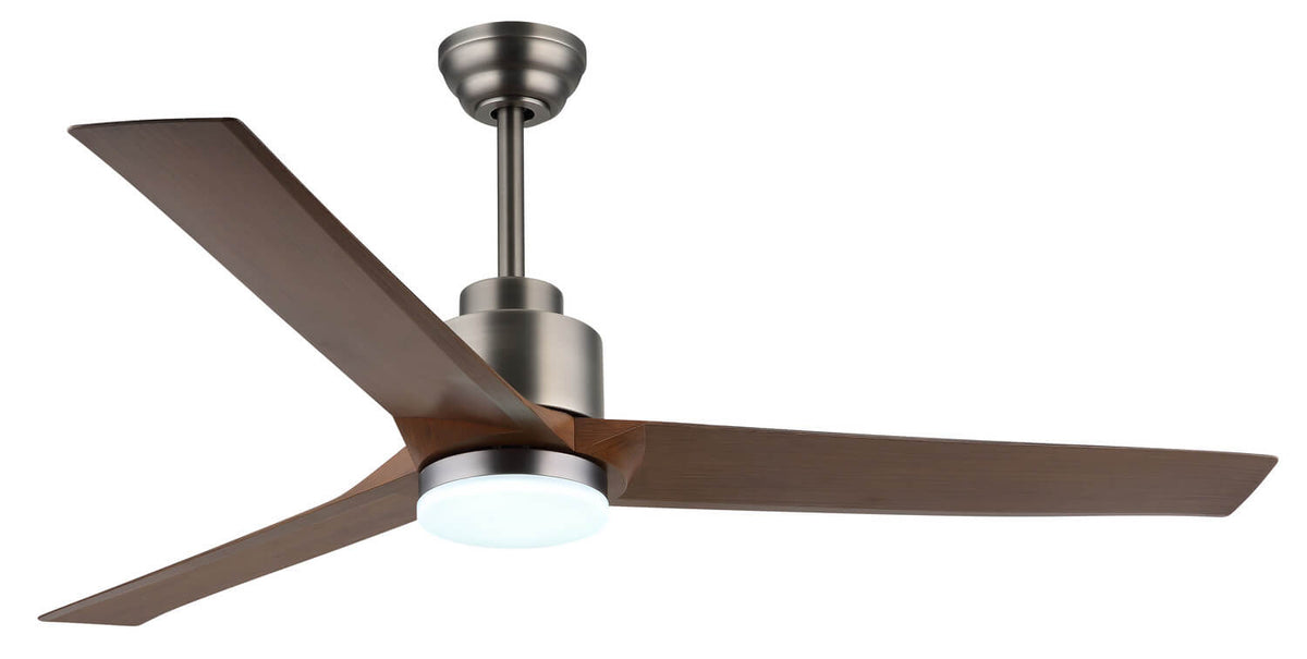 Ventilateur de plafond lumineux Modesto gris