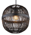 Suspension Hermi Ii noire mat (14994H1)