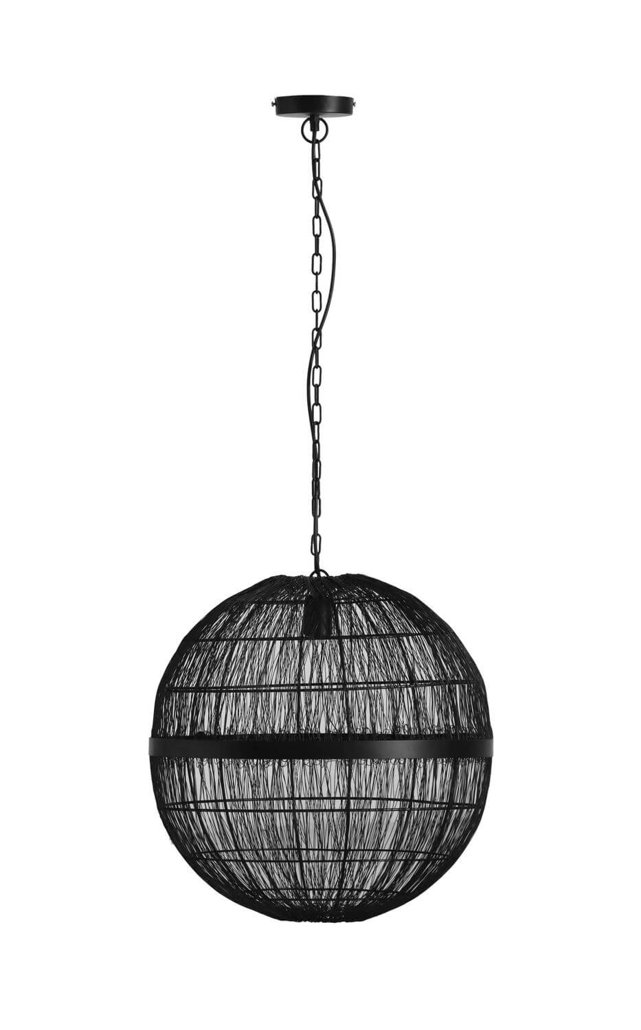 Suspension Hermi Ii noire mat (14994H3)