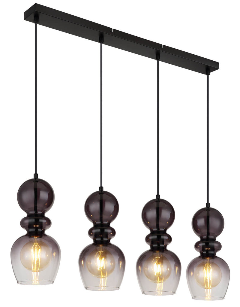 Suspension Clarity noire mat (15174-4H)