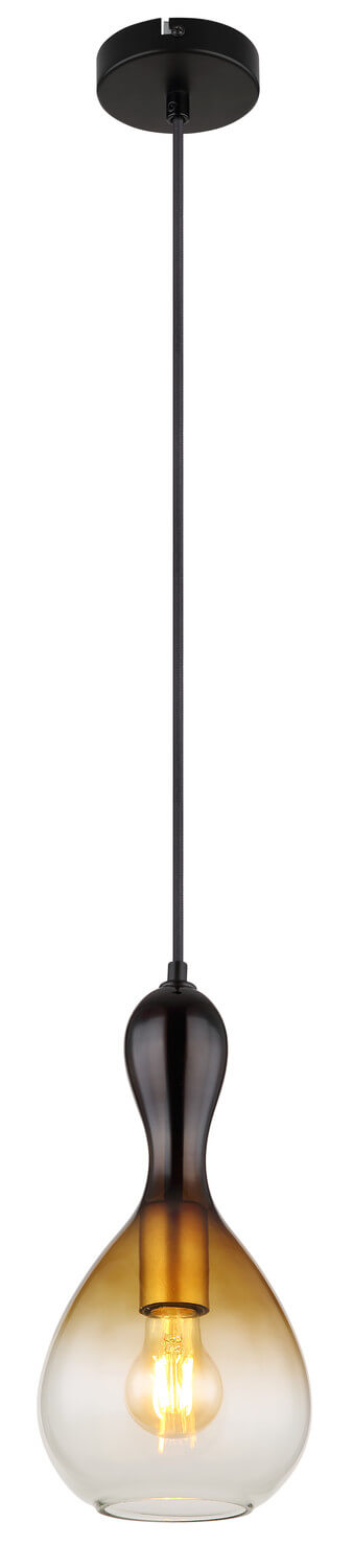 Suspension Aladdin noire mat (15538H)