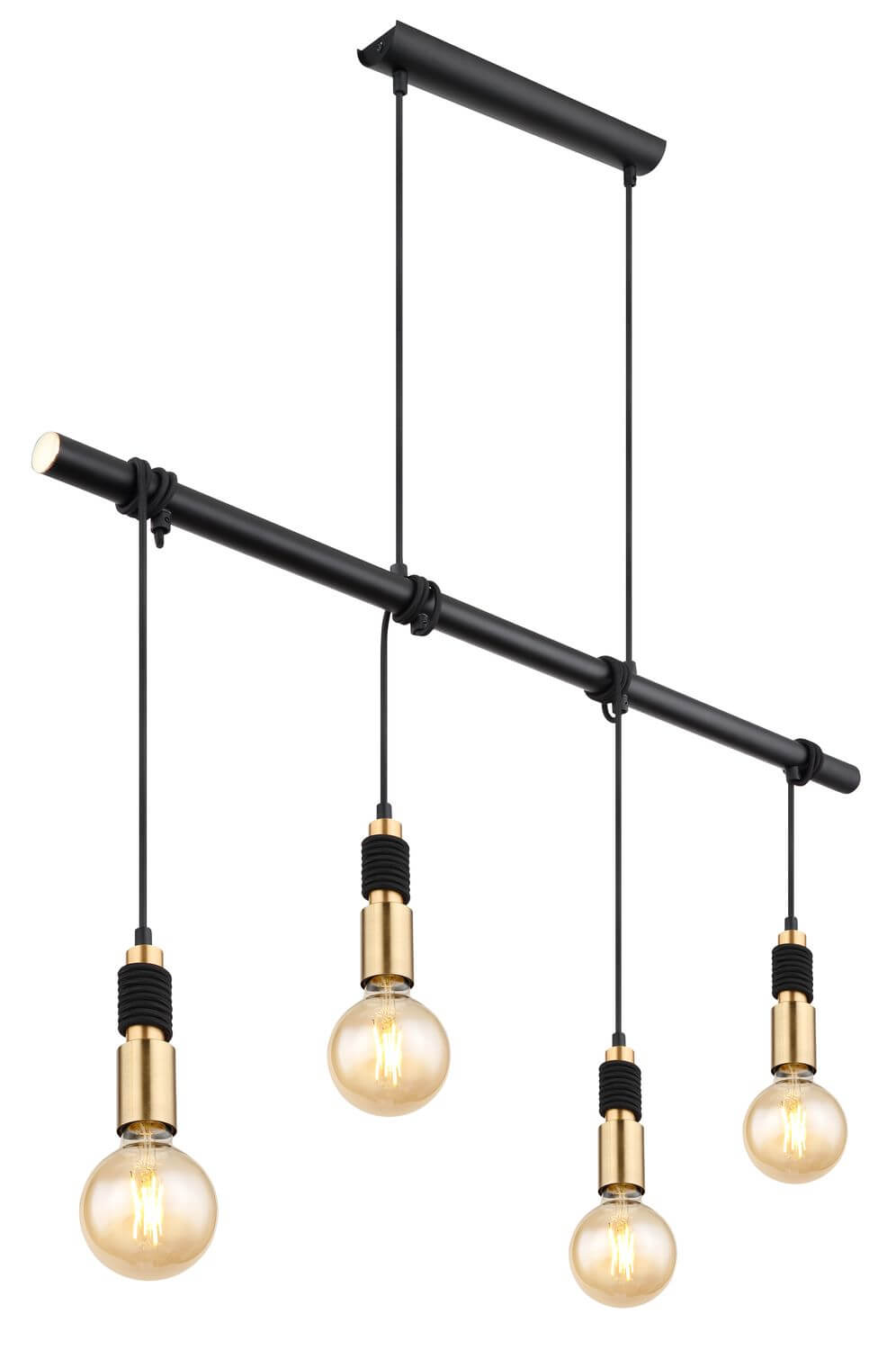 Suspension Alexius noire mat