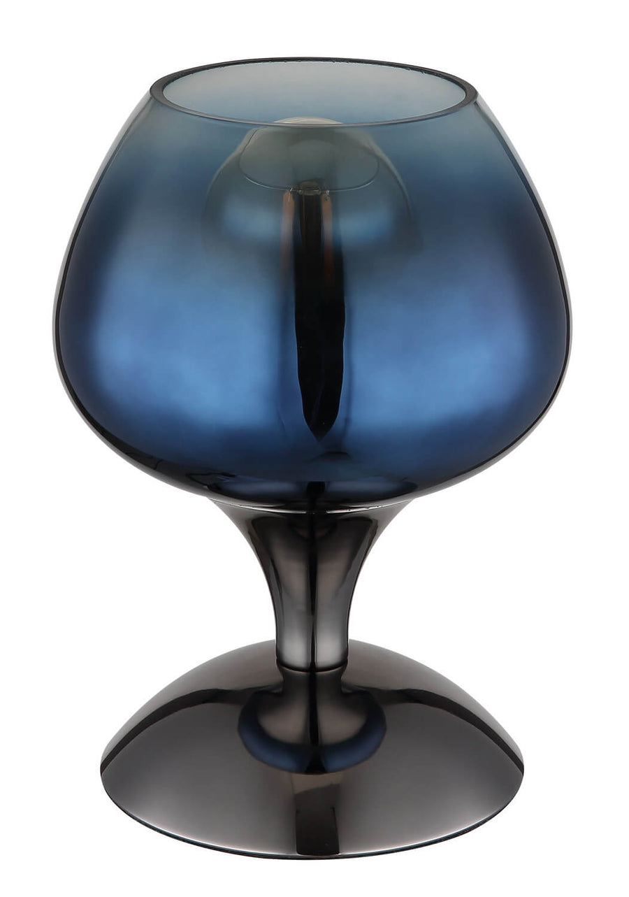 Lampe à poser Maxy noire et chromée (15548T5)