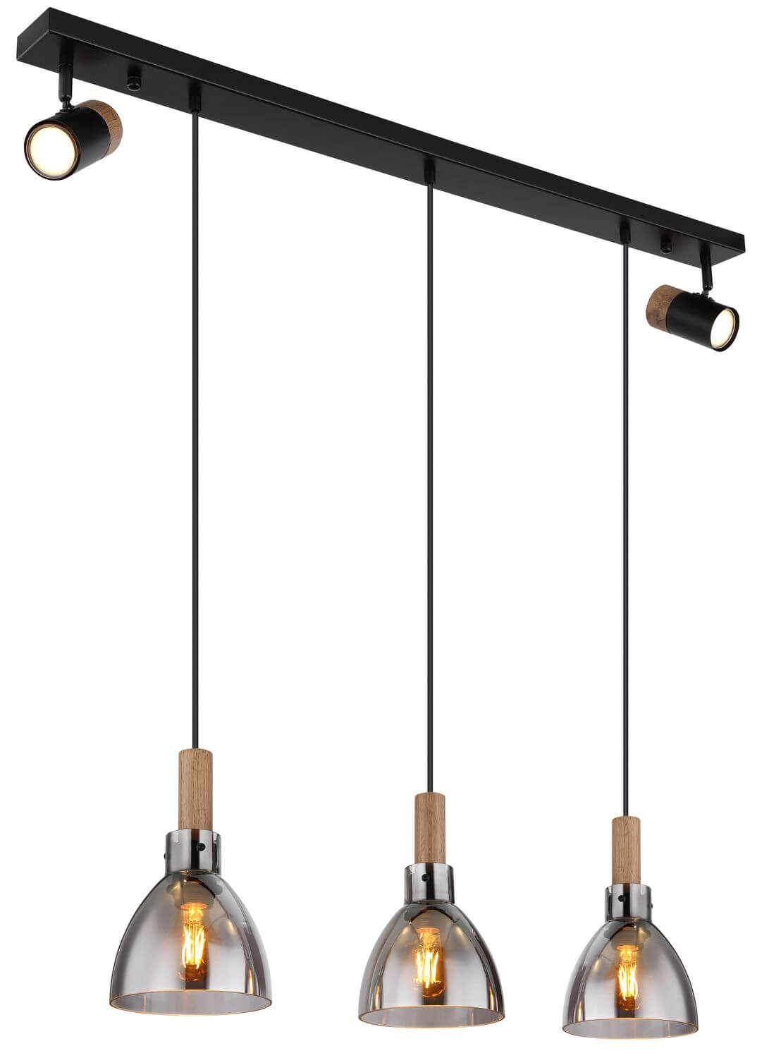 Suspension Mattea noire mat