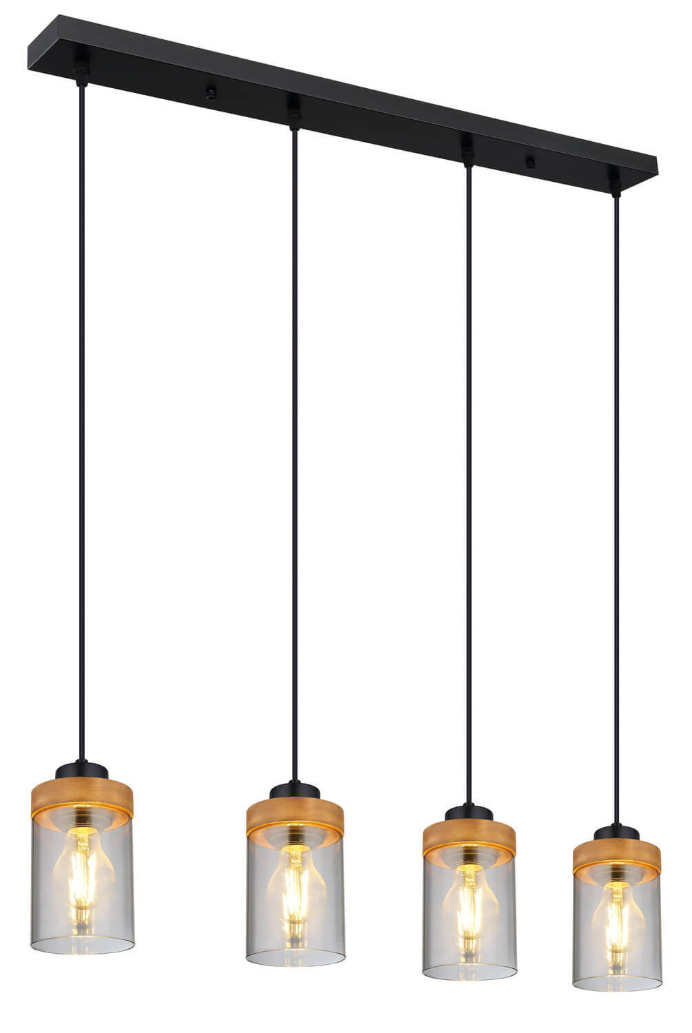 Suspension Finca noire mat