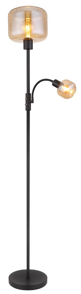 Lampadaire Giuseppe noir mat (15566SA)