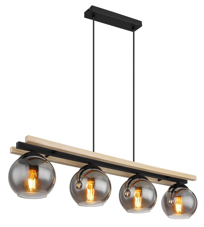 Suspension Conni noire mat