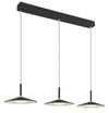 Suspension Lampone noire mat, H 180 cm