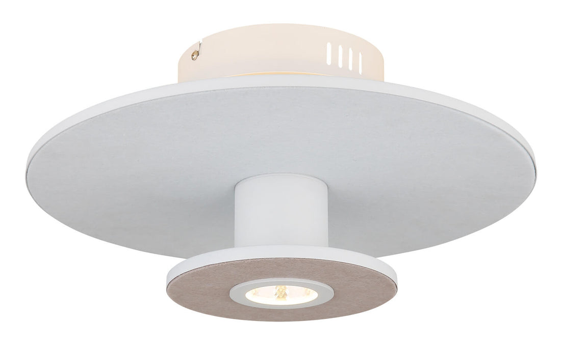 Plafonnier Carter blanc mat, Ø 38 cm