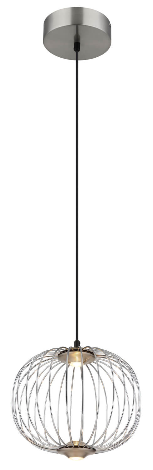 Suspension Galway nickel satiné (15652HN)