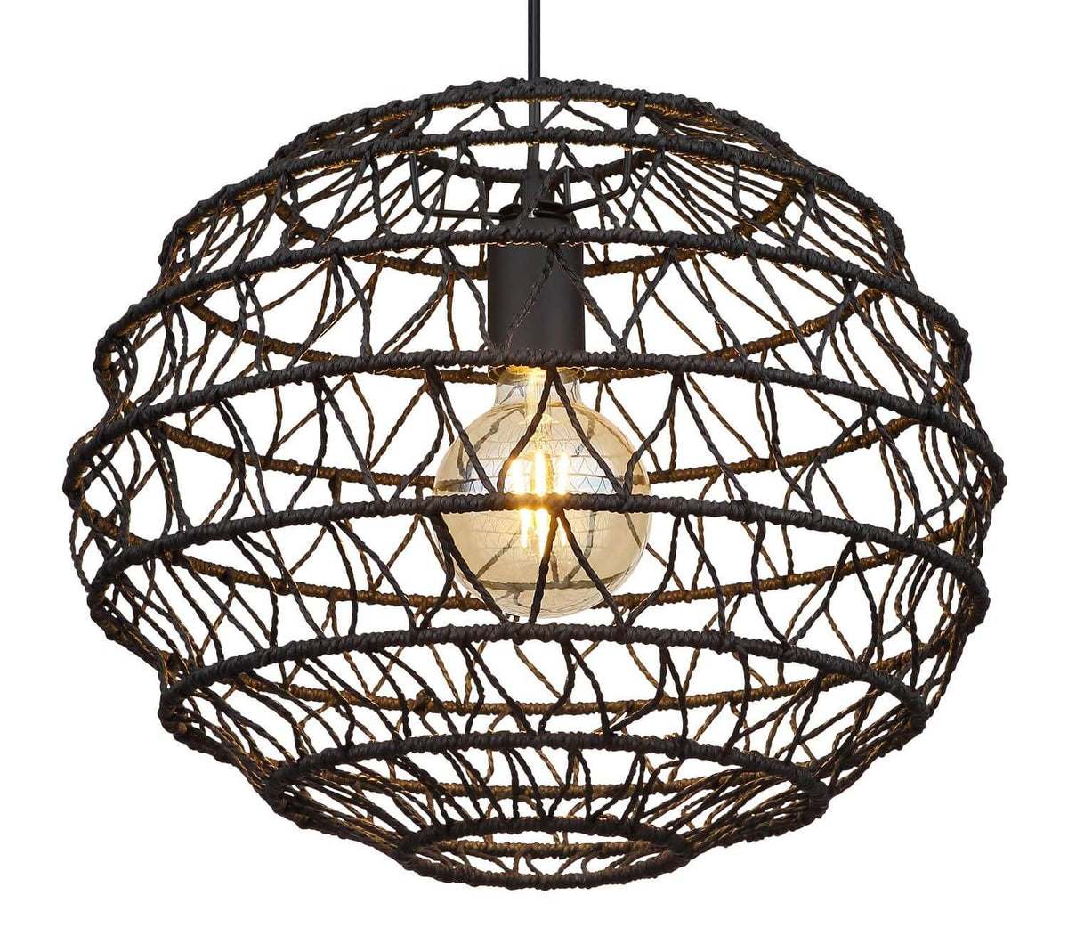 Suspension Senni noire mat (15689H)