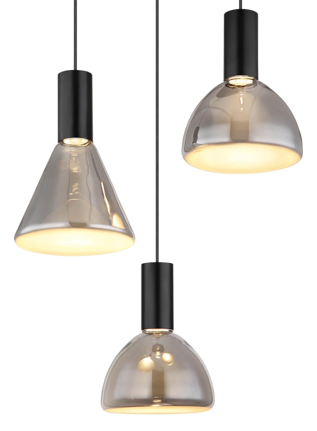 Suspension Labora noire mat (15741-3)