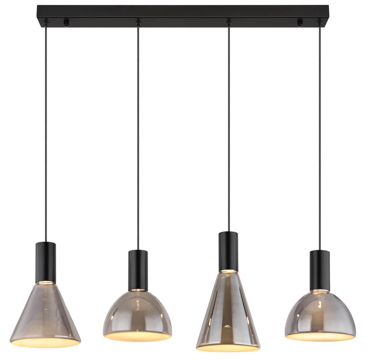 Suspension Labora noire mat (15741-4)