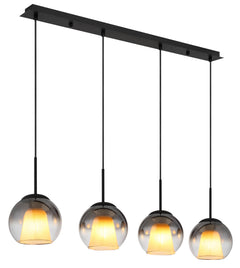 Suspension Barry noire mat (15749-4H)