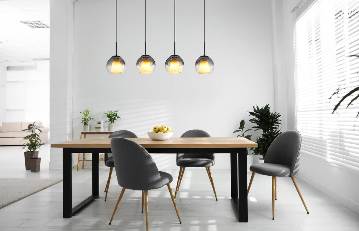 Suspension Barry noire mat (15749-4H)