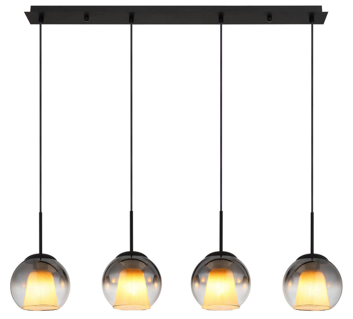 Suspension Barry noire mat (15749-4H)