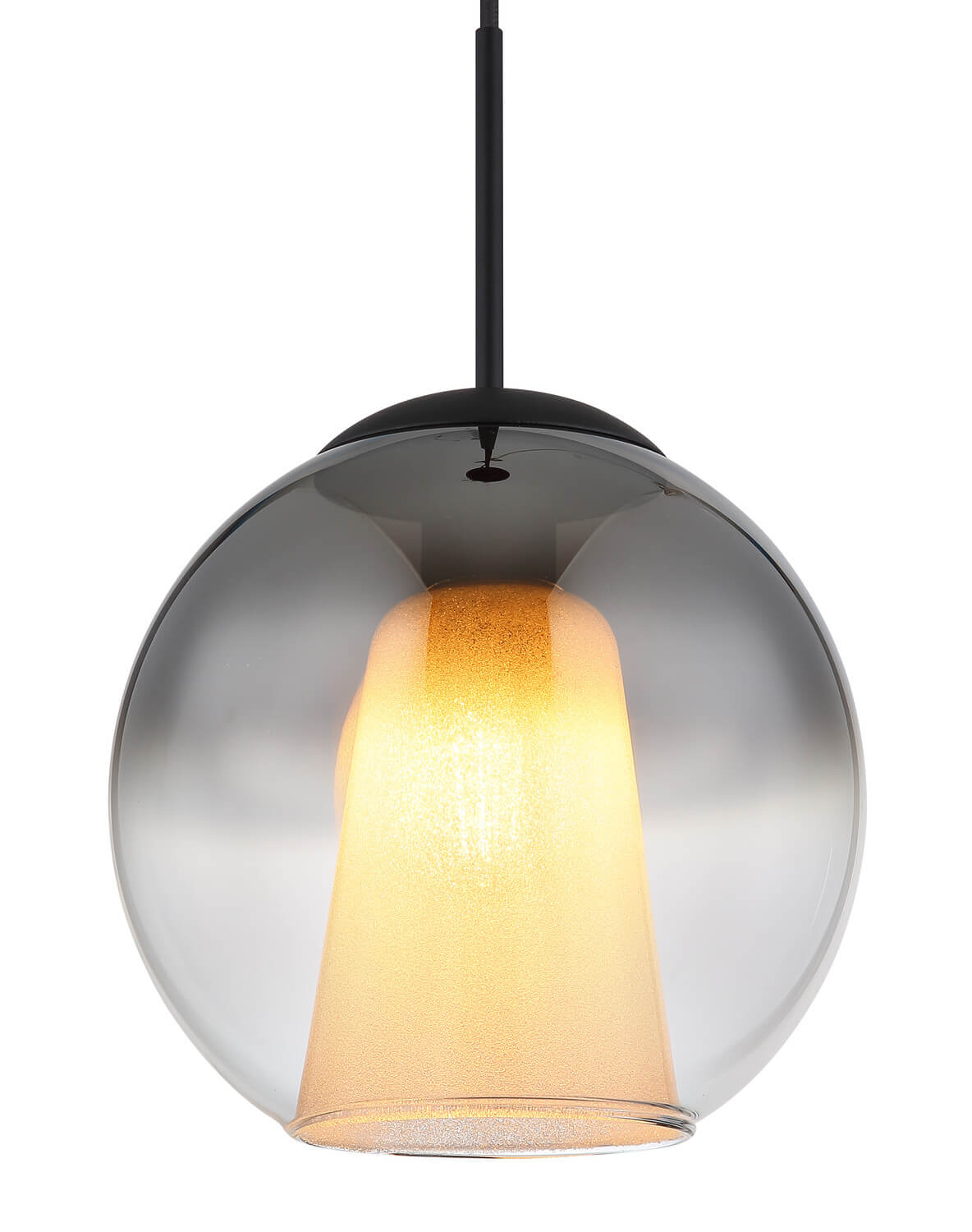 Suspension Barry noire mat (15749H1)