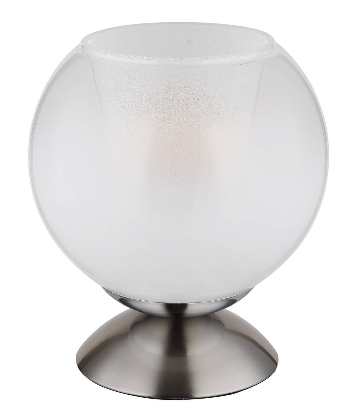 Lampe à poser Barry nickel satiné