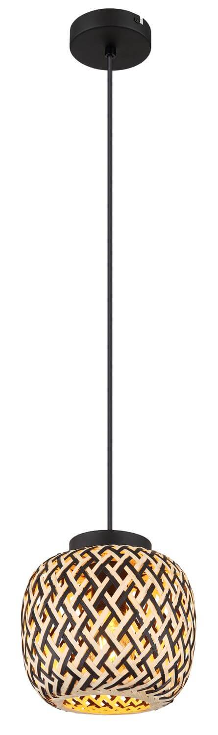Suspension Colly noire mat